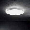 Ideal Lux lampada di superficie HALO su / gi IP20, Opale, Bianco opaco, verniciato a polvere