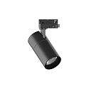 LED 3-phase track spot QUICK, CRi >90, 21W 3000K 2400lm 30, not dimmable, black