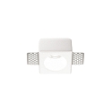 Luce da incasso SAMBA ROUND rigido, verniciabile GU10 IP20, bianco, verniciabile dimmerabile