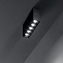 LED Aufbau-Deckenstrahler LIKA SURFACE, 13.5cm, 12.5W 3000K 1060lm 44°, CRi >90, UGR <16, on-off, schwarz