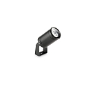 LED floor spot STARLIGHT, IP68,  5cm, aluminium, lead grey, 5.5W 4000K 550lm, open cable end