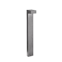 Outdoor Wegeleuchte SIRIO BIG, 80cm, 2x G9, IP44, Aluminium / Pyrexglas, grau