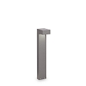Outdoor Wegeleuchte SIRIO SMALL, 60cm, 2x G9, IP44, Aluminium / Pyrexglas, grau