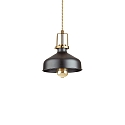 Luminaire  suspension ERIS-2 E27 IP20, or mat, noir 