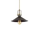 Luminaire  suspension ERIS-3 E27 IP20, or mat, noir 