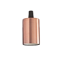 Lamp socket LISCIO, cylindric, straight, E27, burnished copper