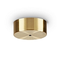 Ceiling rose MAGNETICO for 1 Pendant luminaire,  9cm, magnetic visor, burnished brass