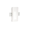 Recessed LED wall luminaire WALKY-2, IP20, 1W 3000K 60lm, CRi >90, plaster paintable