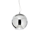Pendant luminaire NEMO, Ø 20cm, incl. E27 LED 3.2W 3000K, full chrome