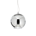 Pendant luminaire NEMO, Ø 30cm, incl. E27 LED 3.2W 3000K, full chrome