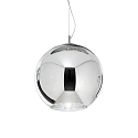 Pendant luminaire NEMO, Ø 40cm, incl. E27 LED 3.2W 3000K, full chrome