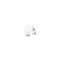 LED Wandleuchte OZ ON-OFF, IP20, Ø 29cm, CRi >90, schaltbar