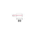 Power feeder LINK TRIMs for LINK TRIM 3-phase power track, DALI-Version, white
