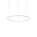 pendant luminaire HULAHOOP 610 round, adjustable IP20, white