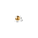 Ideal Lux LED Wandleuchte ECLISSI, Ø 650 mm, 28W, 3000K, 2630lm, IP20, einstellbarer Lichtverteiler, gold Ideal Lux LED Wandleuchte ECLISSI, Ø 650 mm, 28W, 3000K, 2630lm, IP20, einstellbarer Lichtverteiler, gold