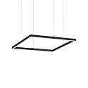 pendant luminaire ORACLE SLIM 50 square, adjustable IP20, black