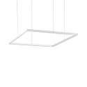 pendant luminaire ORACLE SLIM 70 square, adjustable IP20, white
