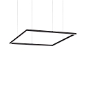 pendant luminaire ORACLE SLIM 70 square, adjustable IP20, black