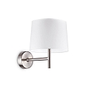 Lampada da parete SET UP 1-Lampadina E27 IP20, nichel