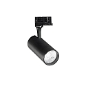 3-phase spot FOX 25W BIG / ON-OFF 840 adjustable, on/off IP20, black matt 