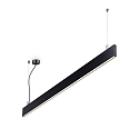 pendant luminaire LINUS adjustable IP20, black dimmable
