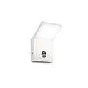 outdoor wall luminaire STYLE with sensor IP54, white, powder lacquered 