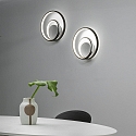Ideal Lux Luminaire mural OZ AP ON-OFF rond, on/off IP20, noir mat  Ideal Lux Luminaire mural OZ AP ON-OFF rond, on/off IP20, noir mat
