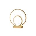 Lampe de table OZ TL ON-OFF rond, avec interrupteur IP20, laiton brossé