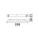 Ideal Lux Driver de LED FLUO BI-EMISSION 1800 1-10V