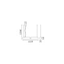 Ideal Lux Luci a sospesione OFFICE regolabile IP20, nero