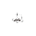 Ideal Lux Luminaire à suspension PERLAGE rond, 14 flammes G9 IP20, noir   Ideal Lux Luminaire à suspension PERLAGE rond, 14 flammes G9 IP20, noir