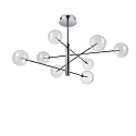 Luci a sospesione EQUINOXE SP8 8-Lampadine G4 IP20, Cromo