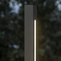 Ideal Lux Outdoor LED Stehleuchte JEDI PT, IP65, Hhe 160.5 cm, 25W 3000K 1060lm, CRi >90, mit Erdspie, schaltbar, schwarz