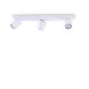 Luminaire de plafond RUDY 3 flammes GU10 IP20, blanche gradable