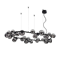 Luci a sospesione PERLAGE SP30 30-Lampadine G9 IP20, Nero