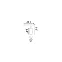 Ideal Lux Projecteur triphasé FOX LED LED IP20, noir  gradable