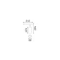 Ideal Lux Faretto trifase FOX LED LED IP20, Bianco dimmerabile