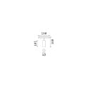 Ideal Lux Riflettori su rotaie EGO TRACK SINGLE LED con adattatore LED IP20, Nero dimmerabile