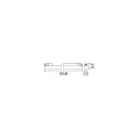Ideal Lux linear luminaire EGO WIDE LED IP20, white dimmable 13W 1650lm 3000K 110° 110° CRI >90 56cm