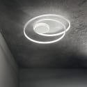 Ideal Lux LED Deckenleuchte OZ PL, IP20, 48W, 3000K, 5200lm, dimmbar DALI, weiß