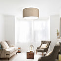 Ideal Lux shade SET UP PARALUME CILINDRO Ø 70 cm cylindrical, blue grey