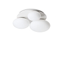 Plafoniera NINFEA PL3 3-Lampadine GX53 IP20, Bianco