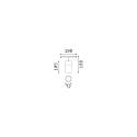 Ideal Lux track spot EGO TRACK SINGLE LED with adapter LED IP20, black dimmable