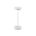 LED Akku-Tischleuchte TOFFEE, 32cm, 2W, 3000K, 230lm, IP54, Touch-Dim, weiß