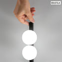 Ideal Lux Lampe de table PING PONG IP20, noir 