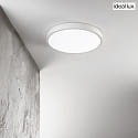 Ideal Lux ceiling luminaire RAY 40 IP44, white dimmable