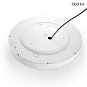 Ideal Lux ceiling luminaire RAY 40 IP44, white dimmable