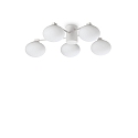 ceiling luminaire HERMES 5 flames G9 IP20, white dimmable