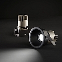 Ideal Lux recessed housing ZEUS square, black Ideal Lux recessed housing ZEUS square, black