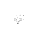 Ideal Lux recessed housing ZEUS round, white Ideal Lux recessed housing ZEUS round, white